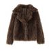 Women’s Short Faux Shearling Coat – Trendy Fall Outerwear | Cozy & Stylish Cropped Faux Fur Jacket_ecoleips.com