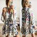 European And American Foreign Trade Ethnic Clothing 2024 Holiday Style Women's Loose Casual Floral Dress_ecoleips.com