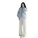 girl Girl Girl 2024 Autumn Winter New Lightweight Down Women's Puffer Jacket Loose Turn-down Collar Korean Style Short Cotton Coat_ecoleips.com
