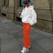 Women's American Style Casual Fashion Letter Print Hooded Sweatshirt And Sweatpants Set Summer Comfortable A20_ecoleips.com