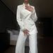Autumn Neat Chic Women's Long Sleeved Blazer And Straight Leg Pants Two Piece Set European American Style Clothing_ecoleips.com