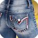 Women's Slim Fit Jeans Embroidered Pocket Casual Cotton Denim Jeans For Office Lady Street Style_ecoleips.com