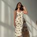 French Style Pure Desire Bow V Neck Strap Dress Women's Slim Bodycon Dress Summer Elegant Party Night Out Dress_ecoleips.com