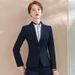 Women's Professional Blazer Suit Set Slim Fit Office Wear with Blazer Shirt And Pants/ Skirt Black Blue S-5xl_ecoleips.com