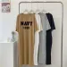 Summer Simple Casual Korean Fashion Letter Print Oversize Loose Round Neck Short Sleeve Dress For Women_ecoleips.com
