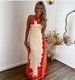 Women's Clothing Summer Halter Sexy Fashion Holiday Beach Long Printed Dress Women's Clothing_ecoleips.com
