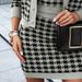 Women's Clothing autumn and winter new khaki houndstooth coat_ecoleips.com
