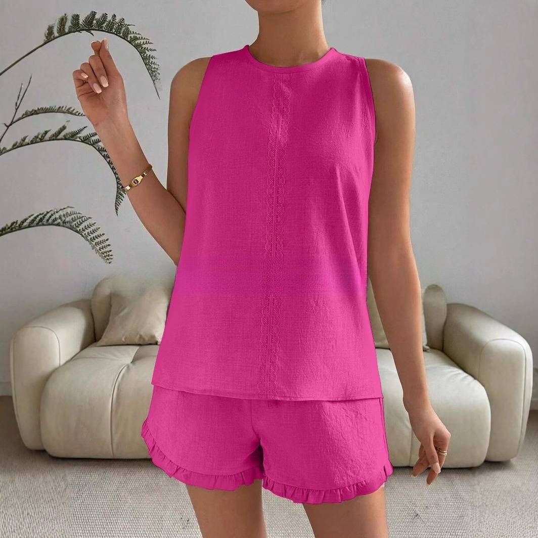 Women's Clothing Fashion Casual Summer Fashion New Ruffled Soft And Comfortable Shorts_ecoleips.com