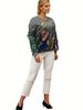Women's Warm Fleece Lined Hoodless Crew Neck Sweatshirt Loose Fit Printed 3D Design Autumn Winter Fashion Top_ecoleips.com