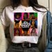 Summer Fashion Euroean And American Style Girl Ortrait Attern Trendy Rint Round Neck Short-sleeve T-shirt Women's_ecoleips.com