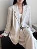 K Wearing A High-end Suit Jacket And Women's Small Suit Pants Set_ecoleips.com