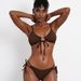 European And American Women's 2024 New Style Solid Color Triangle With Bow, Sexy Swimsuit For Women_ecoleips.com
