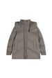 girl Girl Girl Winter 90 White Duck Casual Simple Versatile Loose Warm Mid-Length Stand Collar Hooded Down Jacket For Women 18711_ecoleips.com