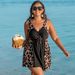 Women's Clothing Conservative Split Skirt Swimsuit_ecoleips.com