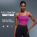 Women's Sexy Thin-Strapped Backless Yoga Top Cropped Camisole With Bra Pads Sports Sweatshirt In Polyester_ecoleips.com