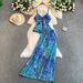 Women's Clothing Retro Style Two Piece Set With Bow Tie V Neck Camisole And High Waisted Slimming Wide Leg Pants Unique Exquisite Design Casual Outfit_ecoleips.com