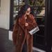 Women's Clothing Fur Coat For Women, Warm Autumn And Winter, Medium And Long Style, Rex Rabbit Fur Lapel_ecoleips.com
