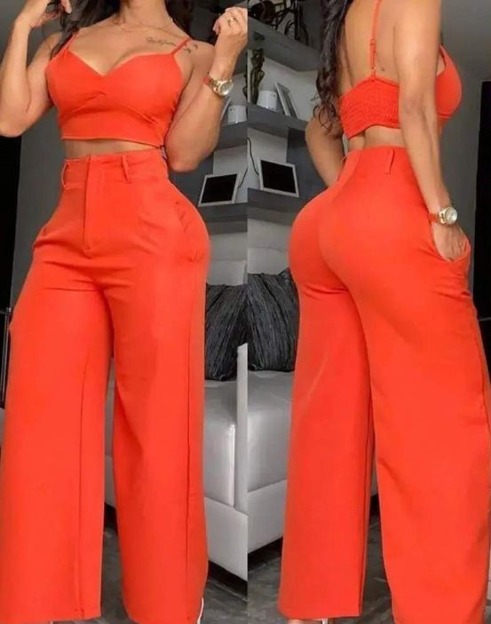 Women's Clothing Fashion Casual Suspender Suit Women's Clothing_ecoleips.com