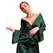 Aria Basics Cross-border Foreign Trade Long-sleeved Cardigan Tie-up Robe For Women, European And American Home Loose-fitting_ecoleips.com