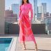 Women's Clothing Long Sleeved Color Matching Beach Surfing Suit One Piece Swimsuit Suit Female Swimsuit New Style_ecoleips.com