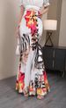 2025 Spring And Autumn New Printed Bodycon Midi For Women Slim Fit Stylish Split Mermaid Skirt_ecoleips.com