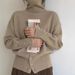 Women's High Neck Loose Fit Knit Sweater - Soft & Stylish Winter Pullover In Solid Colors_ecoleips.com