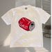 women's High-quality Round-neck Pullover Short-sleeved T-shirt_ecoleips.com