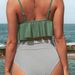 2026 European American Style Solid Color Push-Up Swimsuit High-Waist Two-Piece Bikini Set Vacation Sexy Polyester Bikini_ecoleips.com