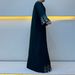 2025 New Style Hotfix Rhinestone Pattern Muslim Dress Plus Size Women's Long Robe W-028 Solid Color_ecoleips.com