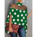 Women's Clothing Off-Shoulder Cape Style Batwing Top Loose Fit Casual Elegant Fashion T-Shirt For All Seasons_ecoleips.com