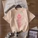 Women's Casual Round Neck Short Sleeve T-Shirt Multi-Color Style Simple Fashion Sports Top Solid Printed Loose Fit_ecoleips.com