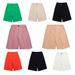 Women's Solid Color Loose Fit 5/8 Length Dress Pants – Casual Office Straight Leg Trousers 2026_ecoleips.com