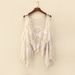 Women's Summer Lace Kimono Cover-Up – Sleeveless Sheer Mesh Beach Wrap, Boho Chic Sun Protection Shawl For Swimsuits & Dresses_ecoleips.com