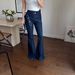 Women's Clothing American Style High-Waisted Flared Jeans For Women Faux Two-Piece Set Trendy Ins Hot Item Comfortable Fit Denim_ecoleips.com