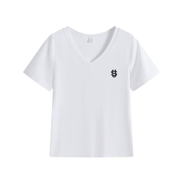 Women's Printed Short-Sleeve Tee - Breathable Round Neck Top For Spring & Summer Style-V_ecoleips.com