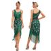 Retro Sequined Gatsby Ball Dress 1920s Tassel Detail Party Banquet Dance Beaded Toast Gift Women's Clothing_ecoleips.com