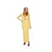 2025 European And American Cross Border Long Sleeved Sexy Hollowed Out Deep V Neck Mesh Tie Up Long Elegant Dress Wholesale._ecoleips.com