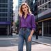 Custom Order Foreign Trade Cross-Border White Loose Long-Sleeve Shirt Women's Workwear Clothing Factory European And_ecoleips.com