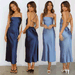 Women's sexy slim dress with back tie _ecoleips.com