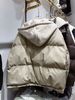 girl Girl Girl Korean Version Foreign Trade Original Down PU Waterproof 2025 New Cotton Coat Two-Piece Hooded Jacket For Women_ecoleips.com