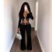 Autumn New Arrival Slimming Tummy Control Flared Pants Black Flattering Slim Fit For Sports And Outerwear Women's Bottoms_ecoleips.com
