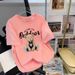 Women's Clothing Large Version Short Sleeved T Shirt For Women Loose New Round Neck Student Versatile Mid Length Half Sleeved Top Ins Trend_ecoleips.com