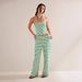 Sexy Slim-Fit Striped Crop Top & Elastic Waist Pants Set – Trendy Streetwear Two-Piece Outfit_ecoleips.com