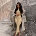 Women's Solid Color Tight Fitness Jumpsuit Sports Pants Casual Comfortable Long Sleeve Romper_ecoleips.com