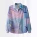 Women's Clothing Blouse And Shirts Elegant Colored Shirts 3D Button Printed Long Sleeve Fashion Shirts_ecoleips.com