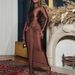 High Neck Belted Wrap Dress – Long Sleeve Bodycon Maxi Dress With Tie Waist (S-XXXL, Black/Red/Blue/Brown, Chic Streetwear For Women)_ecoleips.com