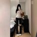 Popular Deep V-neck Front Shoulder Foreign Style Short-sleeved Summer 2026 Korean Version Of Basic Slim And Thin Premium Ice Silk Top_ecoleips.com