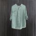 Cross-border Export Of Women's Linen Artistic Style, Three-quarter Sleeves, Stand-up Collar, Cotton-linen Shirt, Loose_ecoleips.com