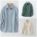 2026 Spring Autumn New European And American Cross-Border Women's Urban Casual Washed Denim Shirt Jacket M2_ecoleips.com
