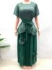 Women's Clothing Printed Gold Stamped Swing Flower Suit Skirt_ecoleips.com